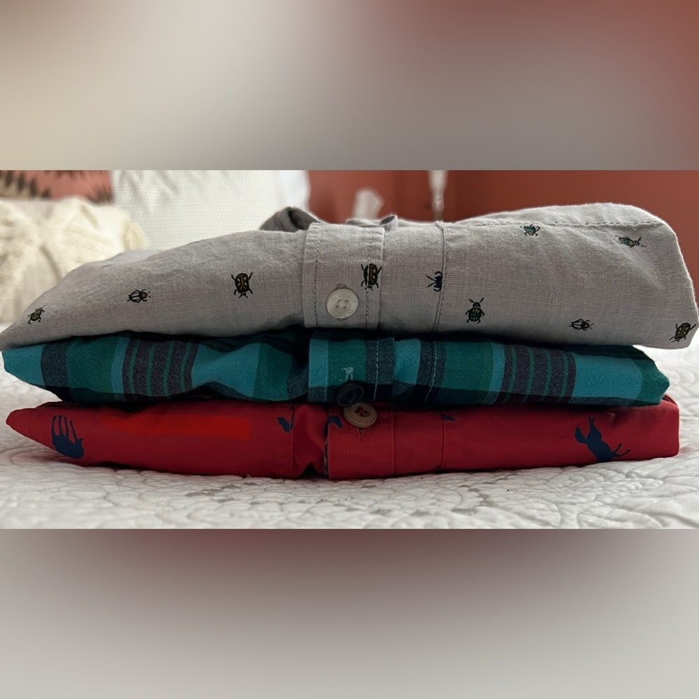 Three boys button downs; Matilda Jane, Peek, Old Navy